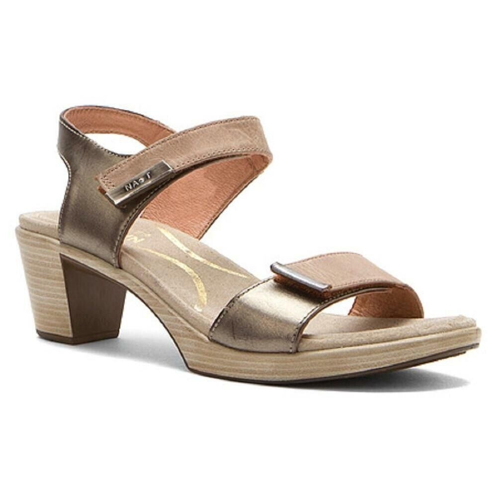 NAOT Intact Sandals Slingback Size EU 39 US 8 Comfort Block Heel Double Strap.